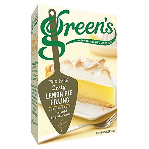Greens Cakes Zesty Lemon Pie Füllung, 140 g, Doppelpack von Greens