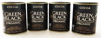 4 x Green & Blacks Cocoa Powder 125g by Hider Foods 4 x Green & Blacks Cocoa Powder 125g by Hider Foods von Green & Blacks