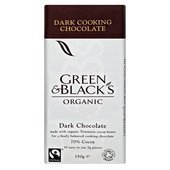 Green & Blacks Organic Dark Cooking Chocolate 150G by Green & Black's Green & Blacks Organic Dark Cooking Chocolate 150G by Green & Black's von Green & Blacks