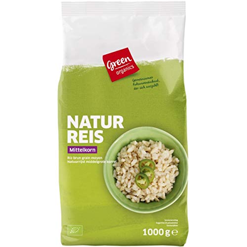 green Mittelkornreis, natur (1 kg) - Bio von green