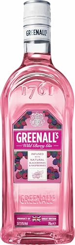 Greenall's I Wild Berry Gin I Premium Gin mit Brombeeren und Himbeeren Note I Handgefertigt in Englands ältester Gin Destillerie I 37,5% Vol. I 700 ml von Greenall's