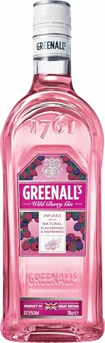 Greenall's Wild Berry Gin 37,5% vol., Premium Gin mit Brombeer und Himbeer Note (1 x 0.7 l) von Greenall's