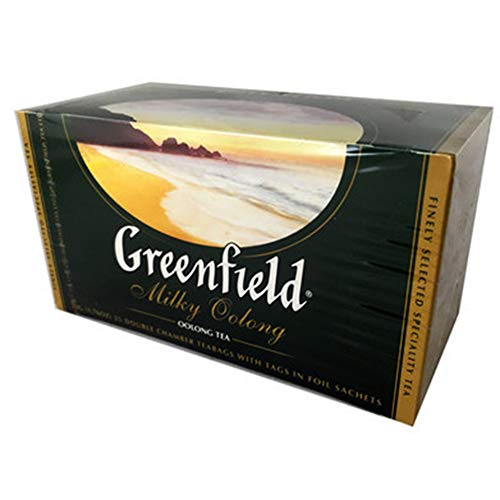 Greenfield China Milky Oolong Tea 3er Pack (3 x 25 Teebeutel) chinesischer Milch Tee von Greenfield