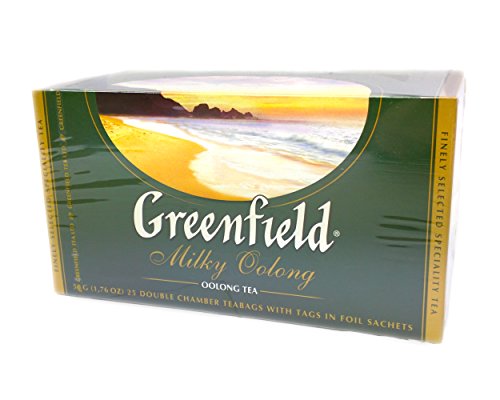 Greenfield China Milky Oolong Tea 3er Pack (3 x 25 Teebeutel) chinesischer Milch Tee von Greenfield