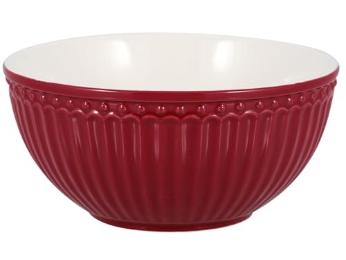 Greengate STWCERAALI3206 Alice Müslischale claret red 14 cm (1 Stück) von GreenGate