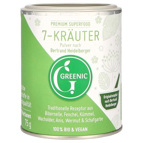 BIO Greenic 7-Kräuterpulver, 75 g von Greenic