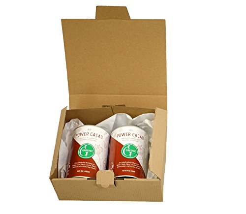 Doppelpack in der Box: Superfood Power Cacao. Trinkpulver-Mischung 2 x 175g von Greenic. von Greenic