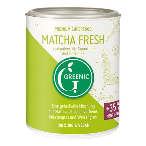 Greenic Superfood, Matcha Fresh Trinkpulver, 110g (1) von Greenic
