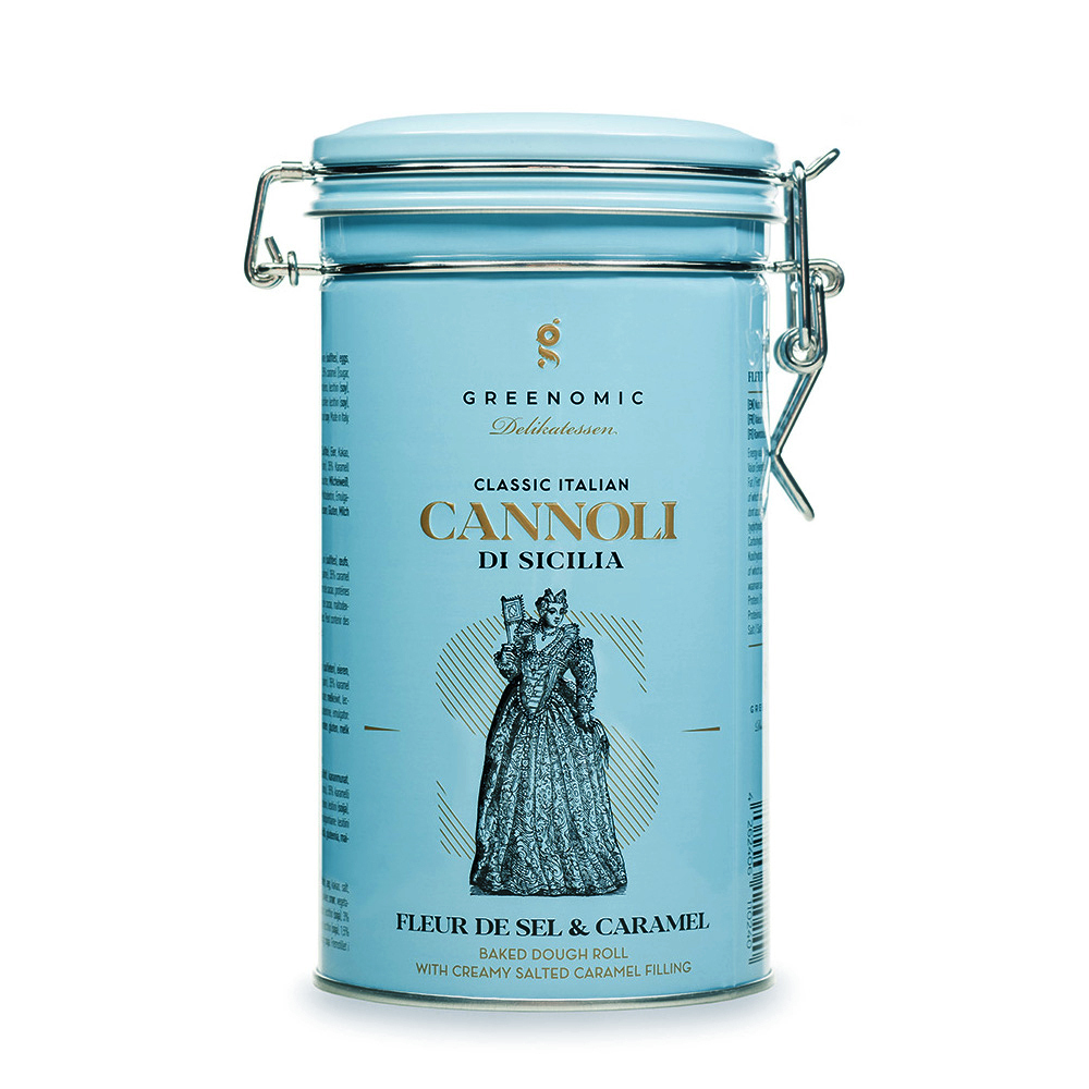 Cannoli di Sicilia - Fleur de Sel u. Caramel von Greenomic Delikatessen