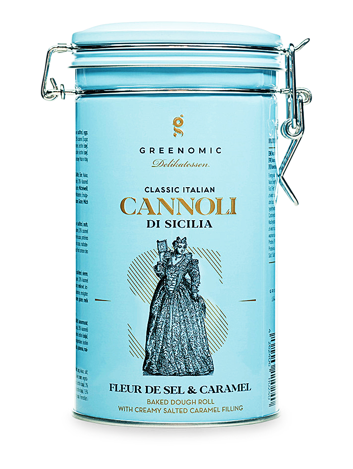 Cannoli di Sicilia - Fleur de Sel u. Caramel von Greenomic Delikatessen