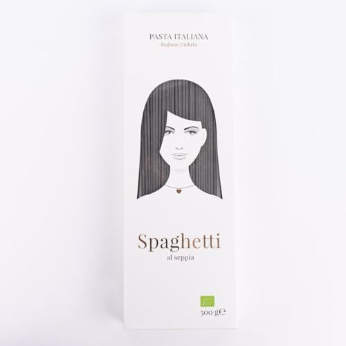 Greenomic Delikatessen Good Hair Day Pasta Bio Spaghetti al seppia 500g von Greenomic Delikatessen