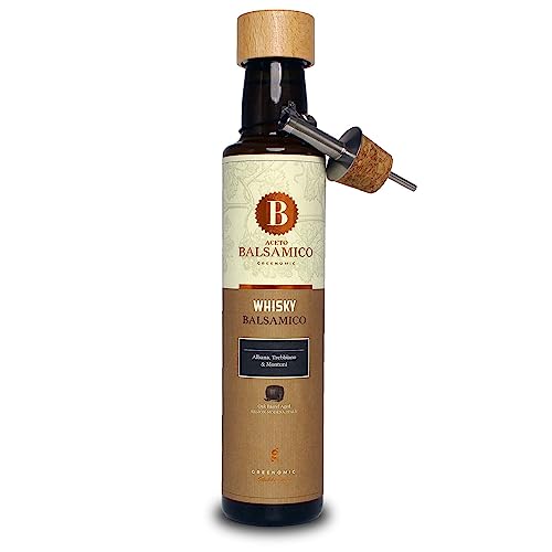Aceto Balsamico Whisky Balsamico 250 ml (inkl. Ausgießer) [SET] von greenomic