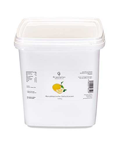 Greenplan Products - marokkanische Salzzitronen - Eimer - 1000g ATG von Greenplan Products