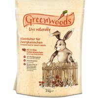 Greenwoods Zwergkaninchenfutter - 3 kg von Greenwoods Small Animals