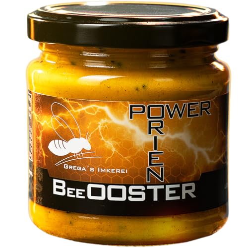 ORIENT BeeOOSTER Power 250g – Honig mit Kurkuma, Schwarzkümmel, Ceylon-Zimt, Ingwer & Kardamom Natürliche Gewürzmischung für puren Genuss ORIENT BeeOOSTER Power 250g – Honig mit Kurkuma, Schwarzkümmel, Ceylon-Zimt, Ingwer & Kardamom Natürliche Gewürzmischung für puren Genuss von Grega´s Imkerei