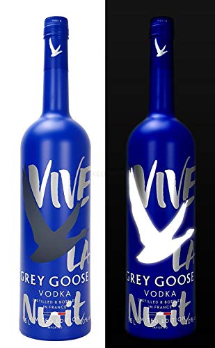 Grey Goose Vodka Vive La Nuit Limited Edition 1500ml (40% Vol) - Mit LED Beleuchtung -[Enthält Sulfite] von Grey Goose-Grey Goose