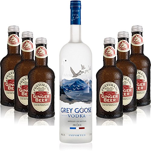 Moscow Mule Set - Grey Goose Vodka 0,7l 700ml (40% Vol) + 6x Fentimans Traditional Ginger Beer 200ml - Inkl. Pfand MEHRWEG von Grey Goose-Grey Goose