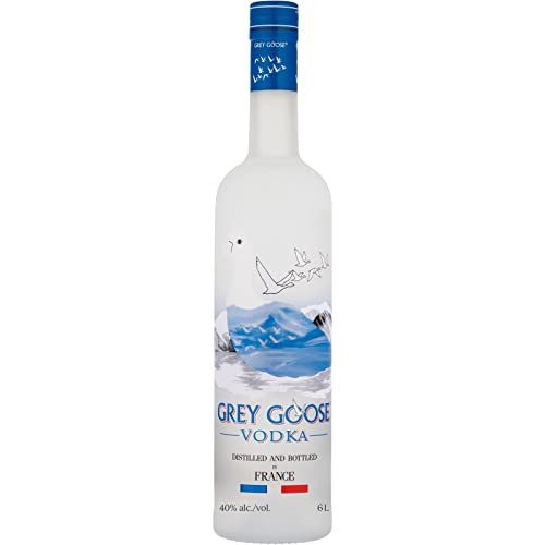 GREY GOOSE Premium-Vodka aus Frankreich mit 100 % französischem Weizen und natürlichem Quellwasser, 40% Vol., 600 cl/6 L von Grey Goose