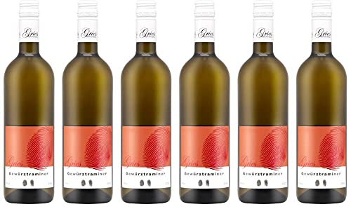 6x Gewürztraminer Brillant 2022 - Gries, Pfalz - Weißwein von Gries