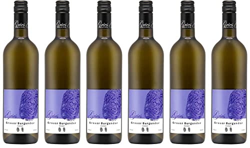 6x Grauer Burgunder trocken Brillant 2022 - Gries, Pfalz - Weißwein von Gries