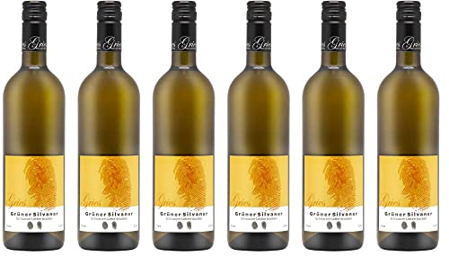 6x Grüner Silvaner Schwarzer Letten trocken Brillant 2022 - Gries, Pfalz - Weißwein von Gries