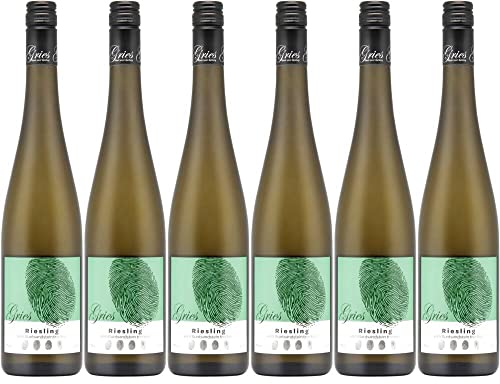 6x Riesling vom Buntsandstein trocken Individualist 2022 - Gries, Pfalz - Weißwein von Gries