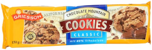 Griesson Chocolate Mountain Cookies, 7er Pack (7 x 150 g Packung) von Griesson