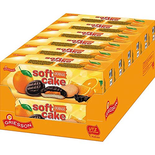 Griesson Soft Cake Orange, 12er Pack (12 x 150g) von Griesson