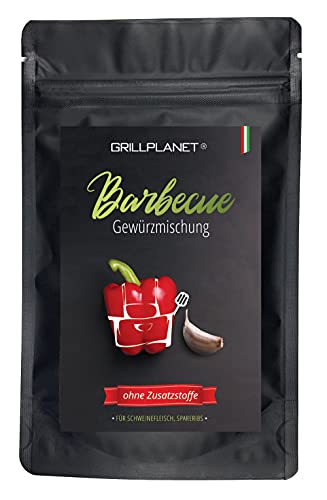 Grillplanet BBQ Rub Gewürzmischung Texas Style Gewürz – Pulled Pork – Grillgewürz Ölmarinade und Trockenmarinade zum Fleisch marinieren Grillplanet BBQ Rub Gewürzmischung Texas Style Gewürz – Pulled Pork – Grillgewürz Ölmarinade und Trockenmarinade zum Fleisch marinieren von GRILLPLANET