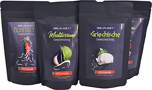 Grillplanet BBQ Rub Set mit 6 Aromabeuteln a 100g – Grill Gewürz in bester Qualität Grillplanet BBQ Rub Set mit 6 Aromabeuteln a 100g – Grill Gewürz in bester Qualität von GRILLPLANET