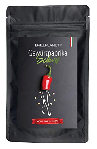 Ungarisches Paprikapulver Gewürzpaprika Paprika aus Ungarn Szeged 100g scharf von GRILLPLANET