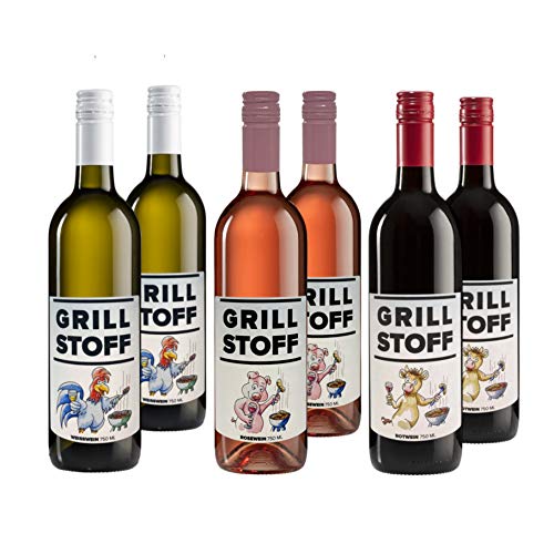 GRILLSTOFF WEIN"Selection Thomas Lehner" Probierpaket (6 x 0,75 l) Grüner Veltliner, Zweigelt, Rosé von Grillstoff