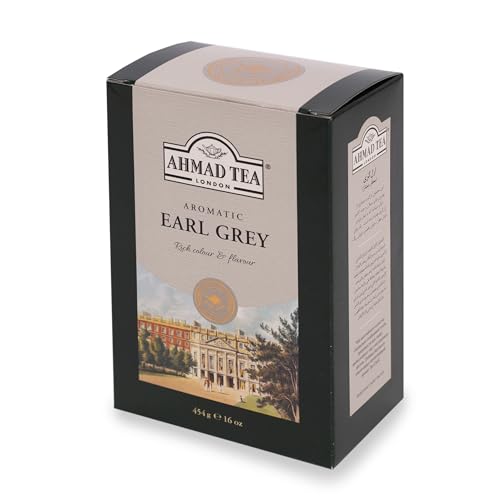 Ahmad Tea - Earl Grey - Schwarzer Assam & Ceylon Tee mit Bergamotte - Größere Teeblätter, Lose - 500g von Ahmad Tea