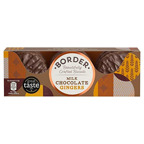 Border Biscuits Milk Chocolate Gingers 175 G (Pack of 6) von GroceryCentre