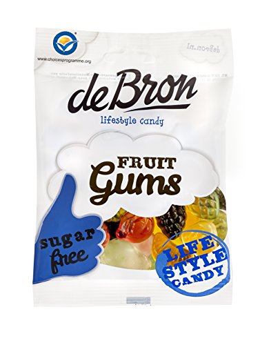 De Bron Sugar Free Fruit Gums (Pack of 6)