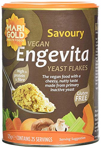 Engevita Yeast Flakes 125 g (Pack of 6) von GroceryCentre