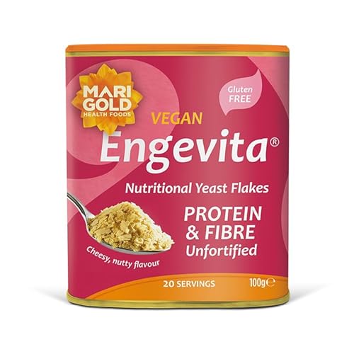 Engevita Yeast Flakes 125 g (Pack of 6) von GroceryCentre