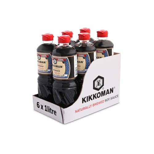 Kikkoman Soy Sauce 1 Litre (Pack of 6) von Kikkoman