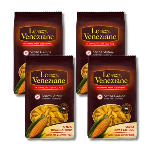 Le Veneziane Gluten Free Penne 250 g (Pack of 4)