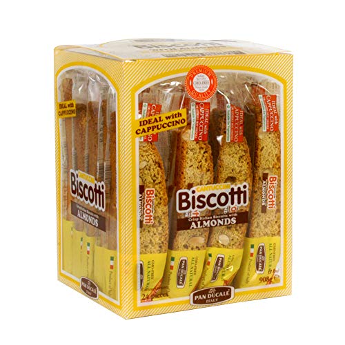 Pan Ducale Almond Biscotti 38 g (Pack of 24) von GroceryCentre