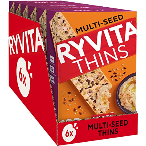 Ryvita Multi Seed Thins 125 g (Pack of 6) von Ryvita
