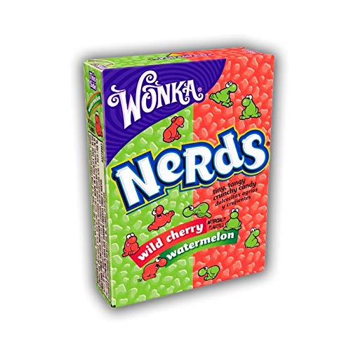 Wonka Nerds Wild Cherry and Watermelon Box 46.7g von Wonka