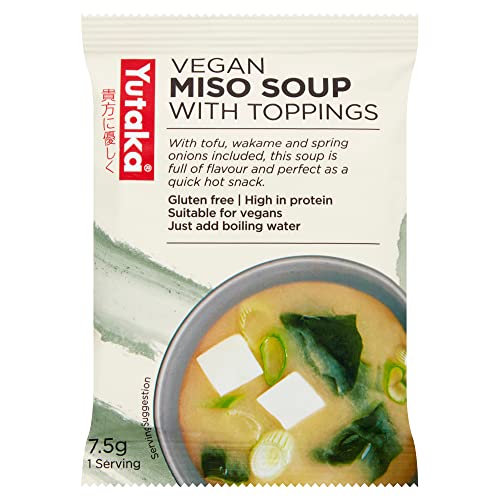 Yutaka Instant Miso Soup Vegetarian 7.5 g (Pack of 10) von GroceryCentre