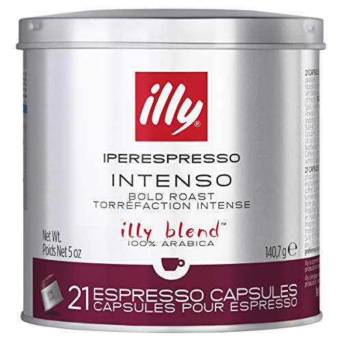 illy Dark Roast Iperespresso Coffee 21 Capsules (Pack of 2, Total 42 Capsules) von GroceryCentre