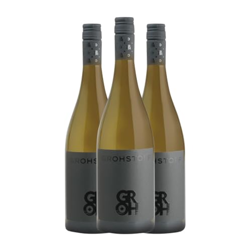 Groh Grohstoff Chardonnay Trocken Rheinhessen 75 cl Weißwein (Karton mit 3 Flaschen von 75 cl) von Groh Wein GbR