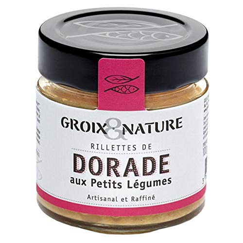 Groix et Nature, Doraden Rillette mit Gemüse, Goldbrasse Rillette, aus Frankreich, 100 g von Groix et Nature