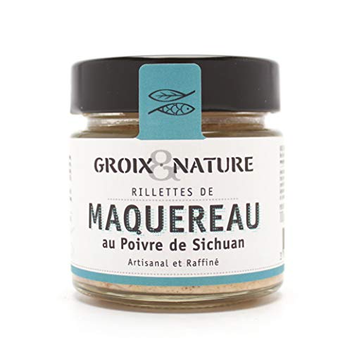Groix et Nature, Makrelen Rillette mit Sichuan-Pfeffer, aus Frankreich, 100 g von Groix et Nature