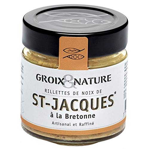 Groix et Nature, Französische Feinkost, Jakobsmuschel Rillette, bretonische Art, 100 g von Groix Et Nature