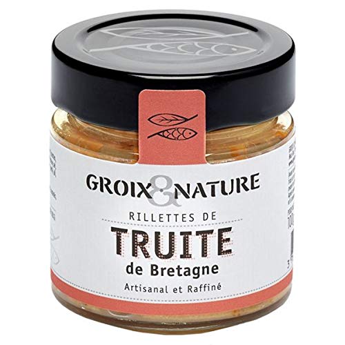 Groix et Nature, Französische Feinkost, Lachsforellen Rillette, bretonische Art, 100 g von Groix et Nature