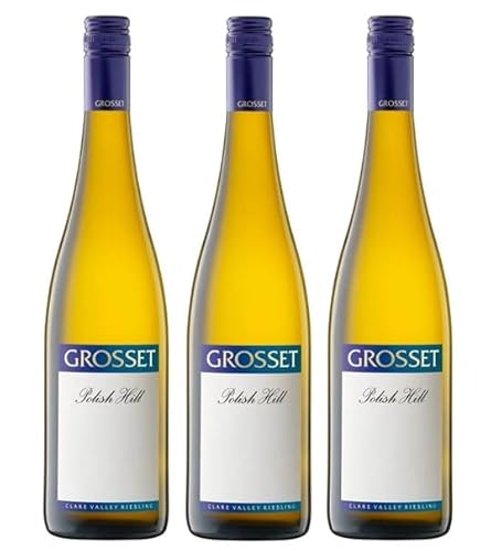 3x 0,75l - 2022 - Grosset Wines - Polish Hill - Riesling - Clare Valley W.O. - Australien - Weißwein trocken 3x 0,75l - 2022 - Grosset Wines - Polish Hill - Riesling - Clare Valley W.O. - Australien - Weißwein trocken von Grosset Wines